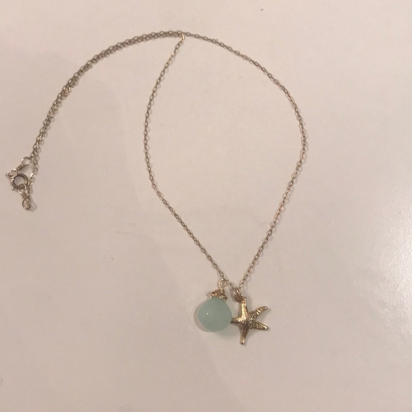 Handmade 14k gold filled starfish necklace - Picture 2 of 3